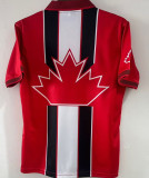 1998 Canada Home Red Retro Soccer Jersey