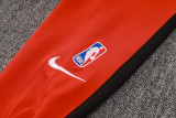 2024/25 Bulls Red Hoody Zipper Jacket Tracksuit