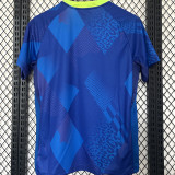 2025/26 Brazil Away Blue Fans Jersey