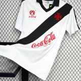 1988 Vasco Away White Retro Soccer Jersey