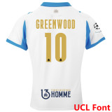 2025/26 MS Home White Fans Long Sleeve Soccer Jersey