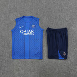 2025/26 PSG Baby Blue Vest Training Jersey(A Set)