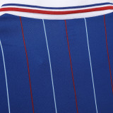 1982 France Home Blue Retro Soccer Jersey