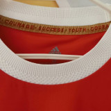2021/22 M Utd Home Red Retro Player Version Soccer Jersey