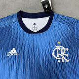 2021 Flamengo Blue Retro Soccer Jersey