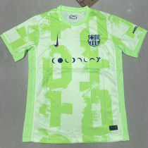 2024/25 BA 1:1 Quality Third Green Fans Soccer Jersey  胸前 长 广告