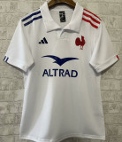2024/25 France Away White Rugby Jersey 法国