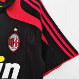 2007/08 AC Milan Third Black Retro Soccer Jersey