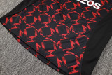 2025 M Utd Black Red Kids Sweater Tracksuit
