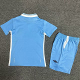 2011/12 Man City Home Blue Retro Kids Soccer Jersey