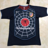 2004/05 ATM SPIDER-MAN2 Away Black Retro Soccer Jersey