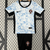 2024/25 Portugal Away White Kids Jersey
