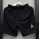 2025 Jordan Black Pure Cotton Fabric Casual Short Pants M17