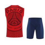 2025/26 PSG Red Vest Training Jersey(A Set)