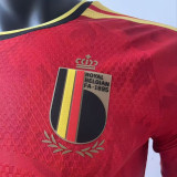 2026/27 Belgium Home Red Player Version Soccer Jersey