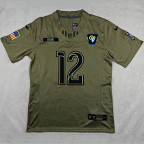 NACUA #12 Men's Los Angeles Rams NFL Jersey 公羊