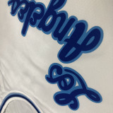 LA Lakers Bryant # 8 White NBA Jerseys Hot Pressed