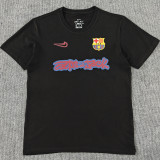 2025/26 BA x Travis Scott Black Pure Cotton Jersey 胸前红色字