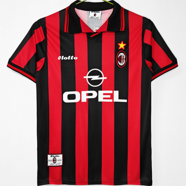 1997/98 AC Milan Home Retro Soccer Jersey