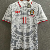1998 Mexico Away Retro Long Sleeve Soccer Jersey