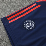 2025 M Utd Sapphire Blue Vest Training Jersey(A Set)