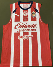 2025/26 Chivas Home Red White Vest Jersey