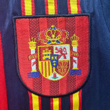 1996 Spain Home Red Retro Soccer Jersey