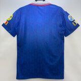 1996 France Home Blue Retro Soccer Jersey