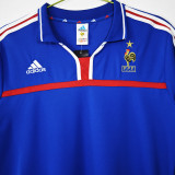 2000 France Home Blue Retro Soccer Jersey
