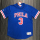 IVERSON # 3 76ers Blue Mitchell Ness Retro Jerseys