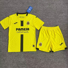 2025/26 Villarreal Home Yellow Kids Soccer Jersey