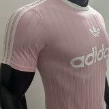 2025 AD~ Pink Retro Style Player Version Soccer Jersey