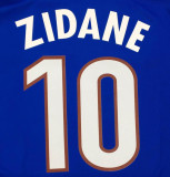 2000 France Home Blue Retro Soccer Jersey