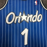 1994-95 Magic HARDAWAY #1 Blue Retro NBA Jerseys 热压