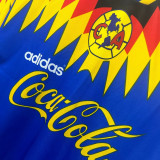 1995 Club America Away Blue Retro Soccer Jersey