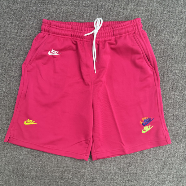 2025 NK Pink Embroidered Multicolor Logo Casual Short Pants CN02玫粉