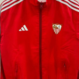 2026 Sevilla FC Red And White Reversible Windbreaker 双面