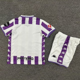 2025/26 Real Valladolid Home Kids Soccer Jersey