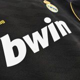 2011/12 RM Away Black Long Sleeve Retro Jersey