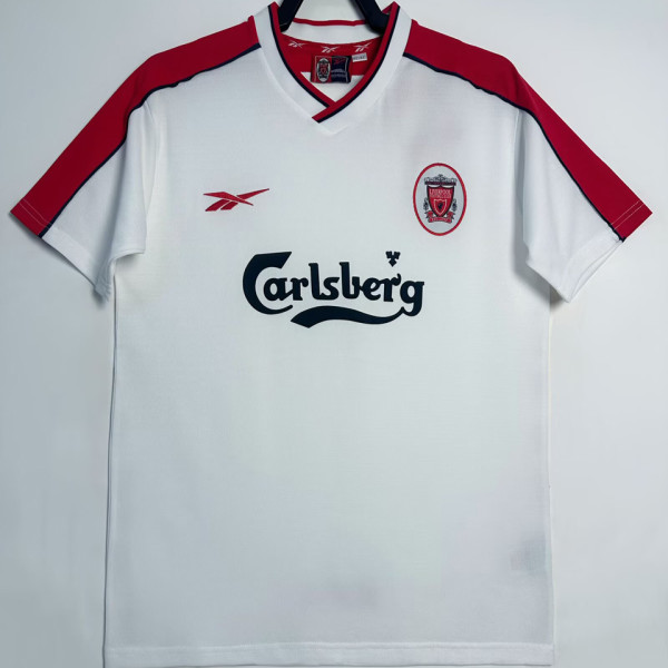 1998/1999 LFC Away White Retro Soccer Jersey