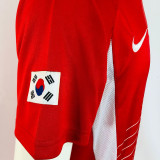 2002 South Korea Home Red Retro Soccer Jersey