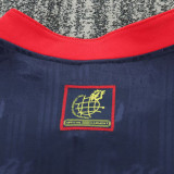 1996 Spain Away Kids Retro Soccer Jersey