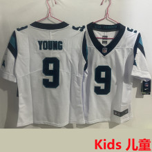 YOUNG #9 Carolina Panthers Kids NFL Jersey 黑豹