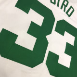 Celtics BIRD #33 White NBA Jerseys Hot Pressed
