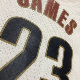 2003/04 Cleveland JAMES #23 Retro White NBA Jerseys热压