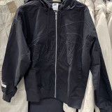 2025 NK~ Black Windbreaker