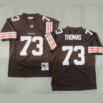 THOMAS #73 Men's Cleveland Browns Retro NFL Jersey 布朗