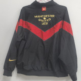2006/07 M Utd Black Retro Windbreaker