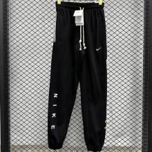 2025 Nk~ Black Pure Cotton Sports Trousers Zipper style