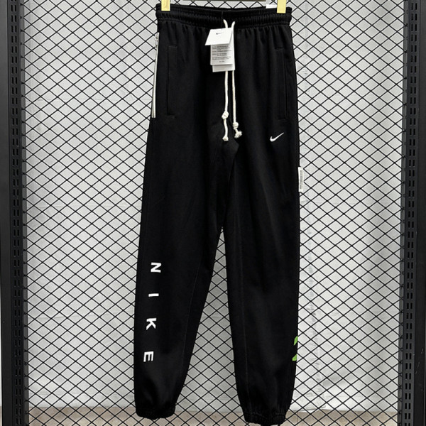 2025 Nk~ Black Pure Cotton Sports Trousers Zipper style